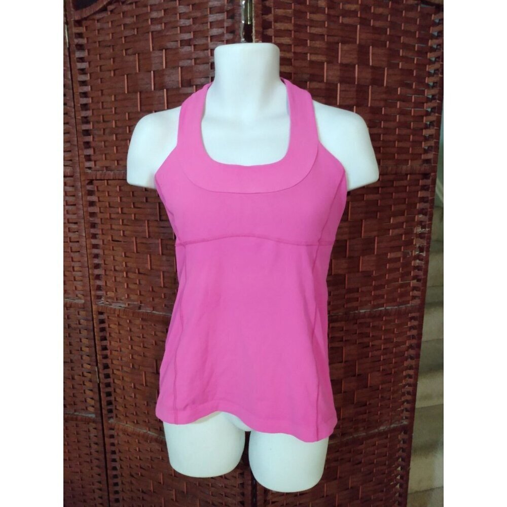 Women's Lululemon Sleeveless Top Shirt Yoga Athletic Size 6 ? Pink